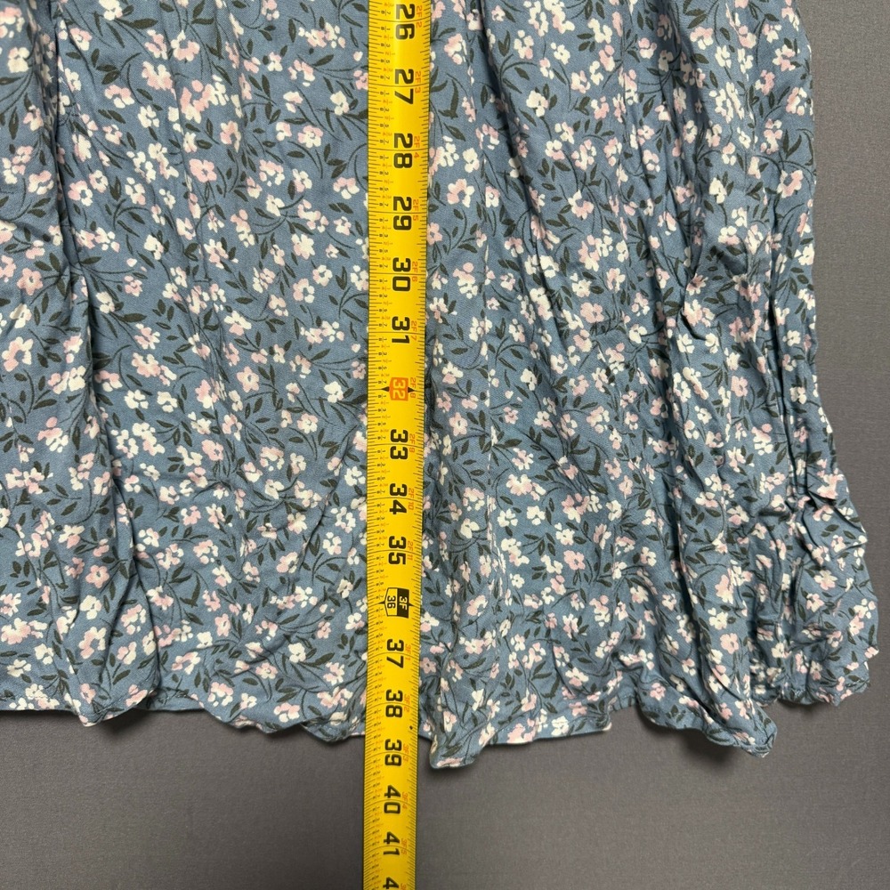 Torrid Cottagecore Mini Dress Size 20 Windy Floral Ruffle Sleeve Button Bodice - Picture 7 of 14